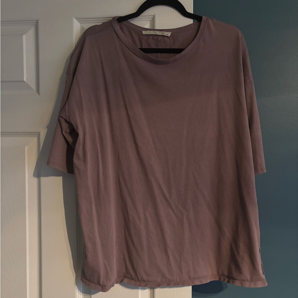 Free People Harvey tee in roan rouge